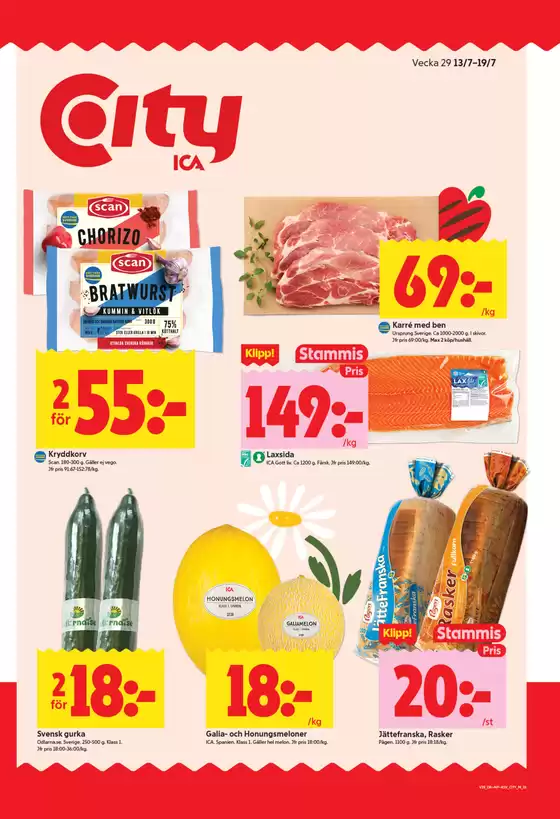 ICA Kvantum-katalog | Top-erbjudanden för sparrävar | 2026-07-13T00:00:00.000Z - 2026-07-19T00:00:00.000Z