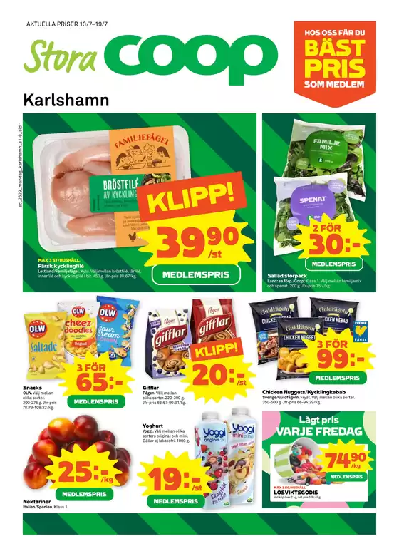 Stora Coop-katalog | Top-erbjudanden för sparrävar | 2026-07-13T00:00:00.000Z - 2026-07-19T00:00:00.000Z