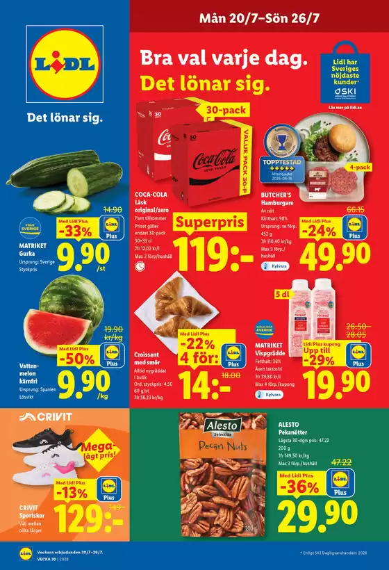 Lidl-katalog | ERBJUDANDEN VECKA 30 | 2026-07-20T00:00:00.000Z - 2026-07-26T00:00:00.000Z