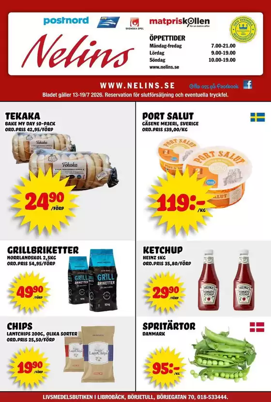 Nelins-katalog | Nelins reklamblad | 2026-07-13T00:00:00.000Z - 2026-07-19T00:00:00.000Z