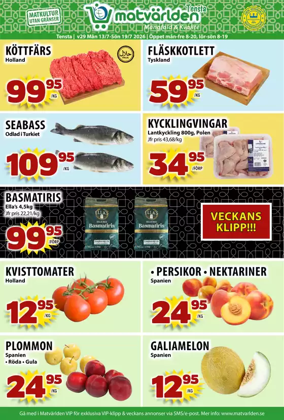 Matvärlden-katalog | Veckans erbjudanden Tensta! | 2026-07-13T00:00:00.000Z - 2026-07-19T00:00:00.000Z