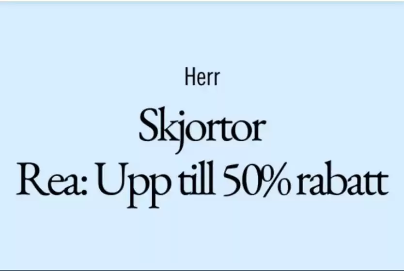 The Shirt Factory-katalog i Sannå-Dala | Upp till 50% rabatt! | 2026-07-15T00:00:00.000Z - 2026-07-29T00:00:00.000Z