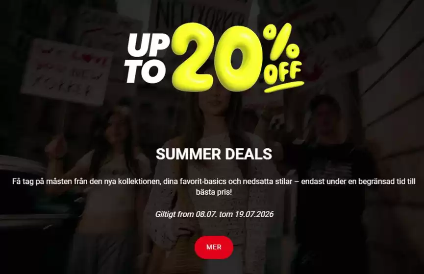 New Yorker-katalog | Up to 20% Off! | 2026-07-15T00:00:00.000Z - 2026-07-19T00:00:00.000Z