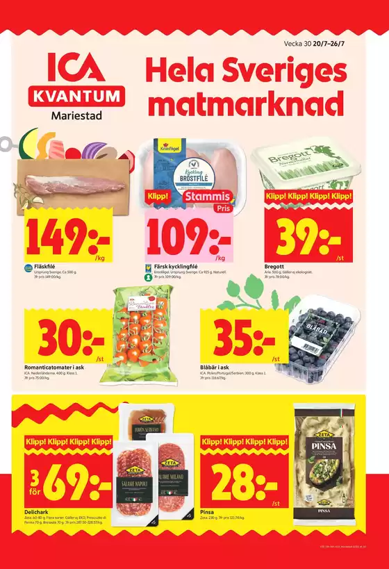 ICA Kvantum-katalog | Rabatter och kampanjer | 2026-07-20T00:00:00.000Z - 2026-07-26T00:00:00.000Z