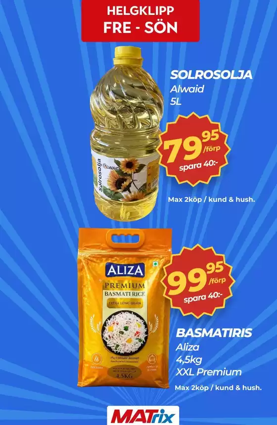 Matrix Butikerna-katalog | Matrix Helgvara | 2026-07-24T00:00:00.000Z - 2026-07-26T00:00:00.000Z