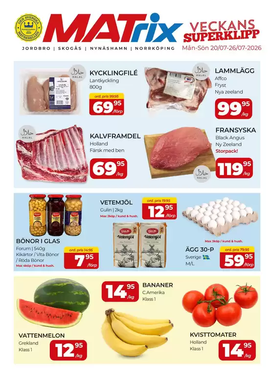 Matrix Butikerna-katalog | Matrix Veckans Annons | 2026-07-20T00:00:00.000Z - 2026-07-26T00:00:00.000Z