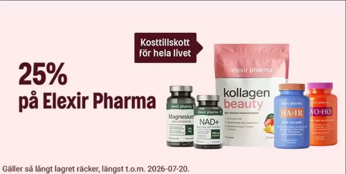 Apotea-katalog | 20-25% rabatt! | 2026-07-20T00:00:00.000Z - 2026-07-20T00:00:00.000Z