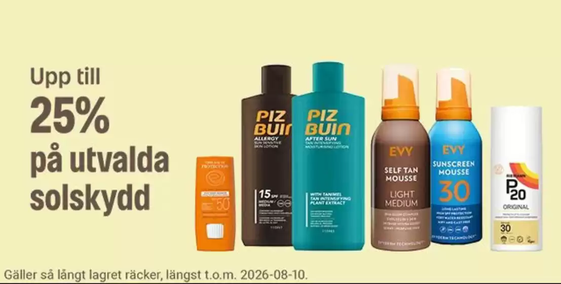 Apotea-katalog | Upp till 25% rabatt! | 2026-07-20T00:00:00.000Z - 2026-08-10T00:00:00.000Z