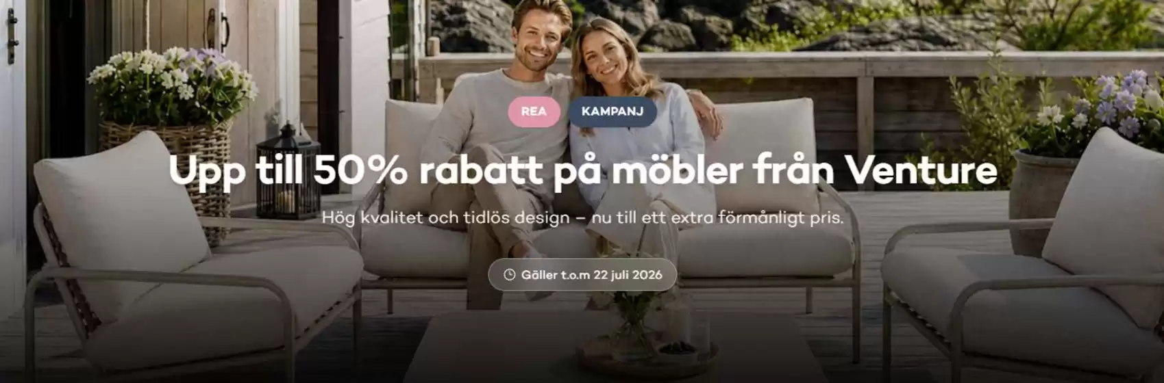 Bra Sommarmöbler-katalog | Upp till 50% rabatt! | 2026-07-22T00:00:00.000Z - 2026-07-22T00:00:00.000Z