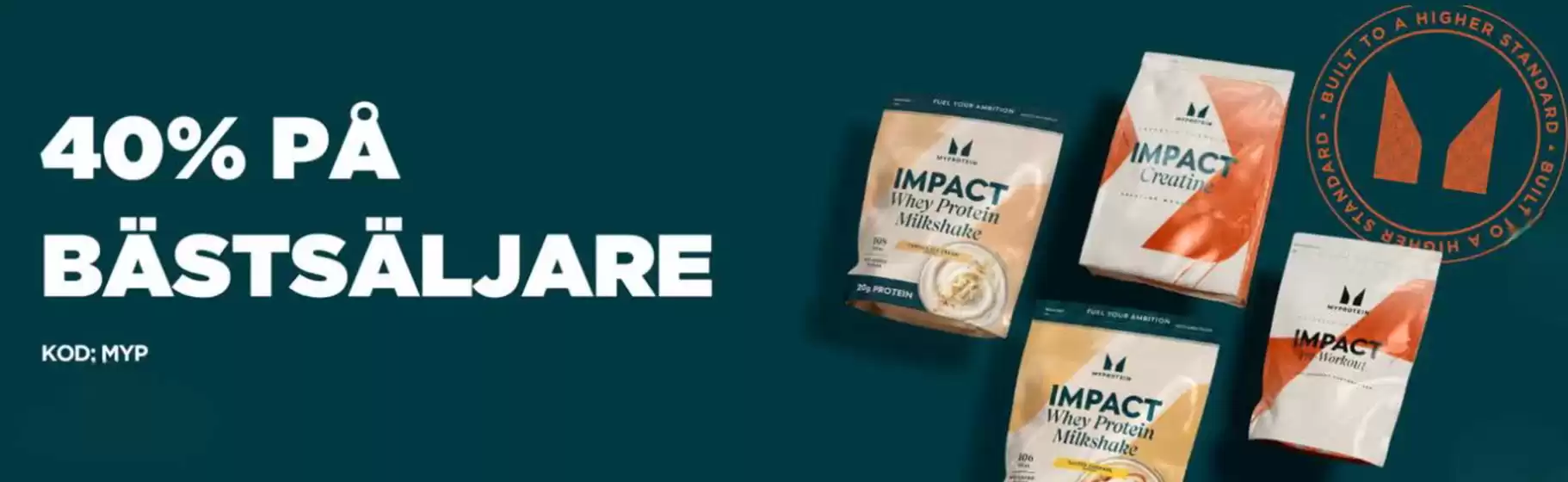 Myprotein-katalog | 40% rabatt! | 2026-07-23T00:00:00.000Z - 2026-08-06T00:00:00.000Z