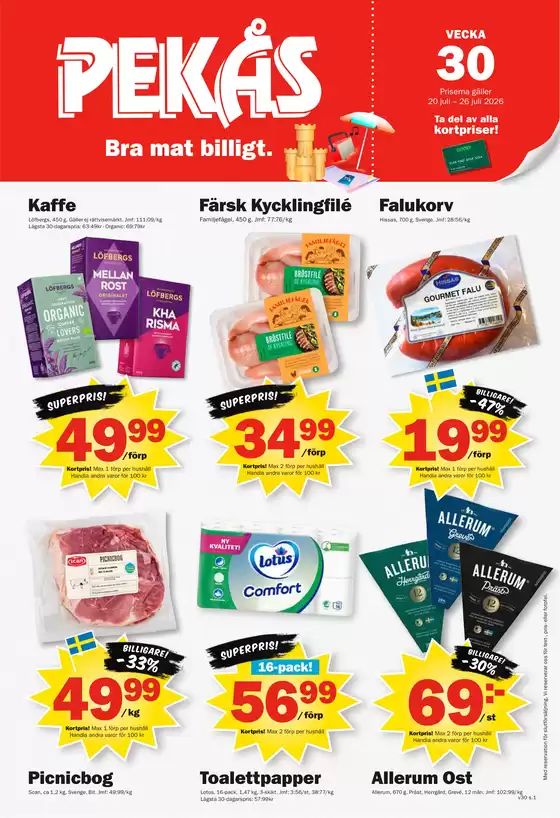 Pekås-katalog | Kampanjpriser! | 2026-07-24T00:00:00.000Z - 2026-07-26T00:00:00.000Z