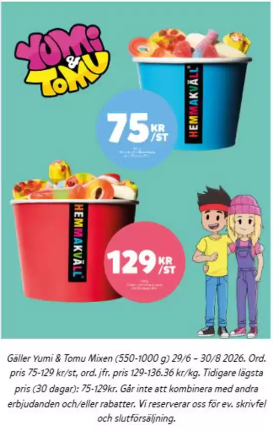 Hemmakväll-katalog | Exklusivt erbjudande! | 2026-07-24T00:00:00.000Z - 2026-08-30T00:00:00.000Z