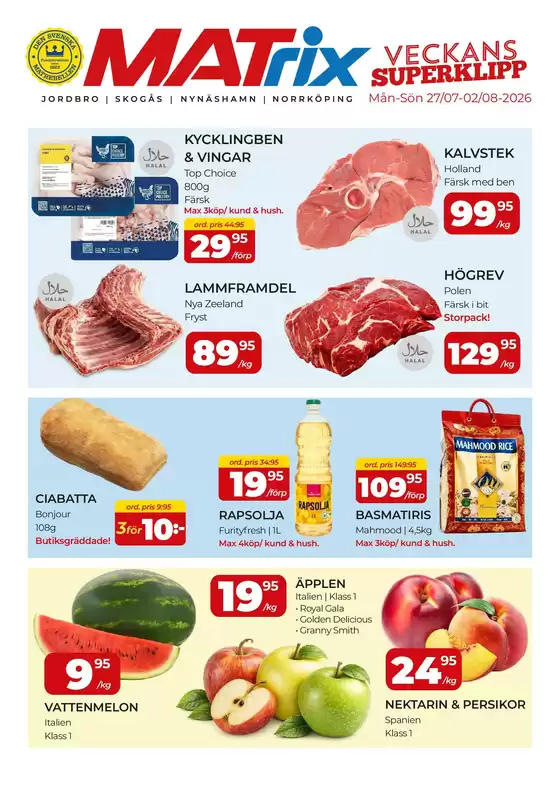 Matrix Butikerna-katalog | Matrix Veckans Annons | 2026-07-27T00:00:00.000Z - 2026-08-02T00:00:00.000Z