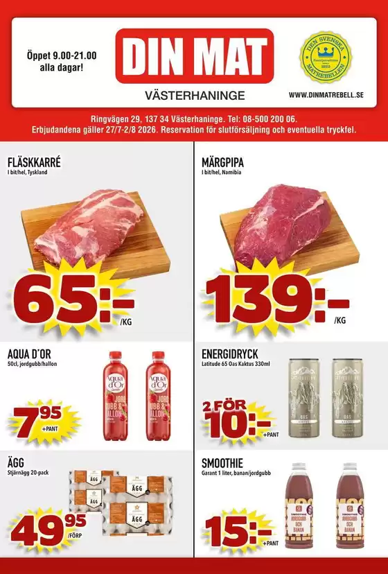 Din Mat-katalog | Din Mat reklambad | 2026-07-27T00:00:00.000Z - 2026-08-02T00:00:00.000Z