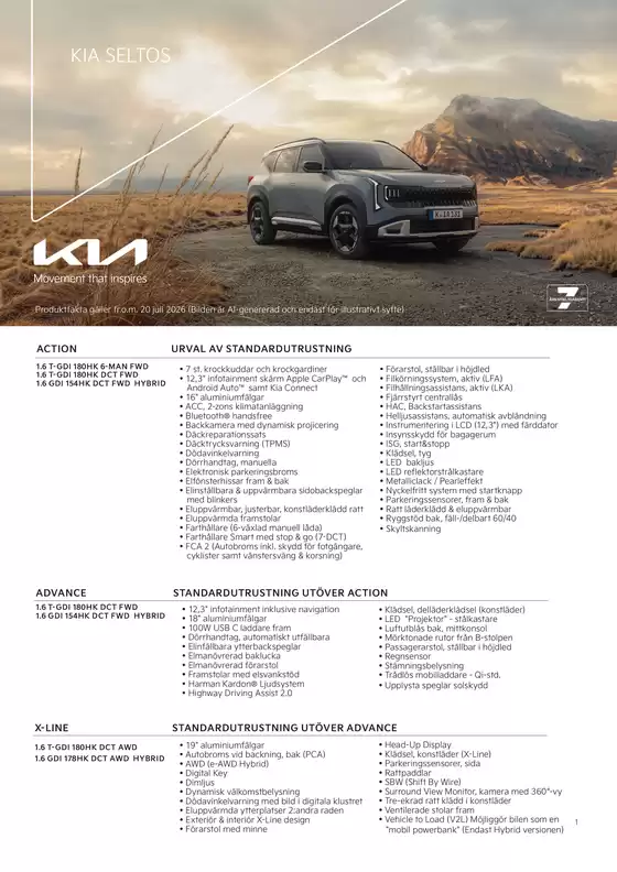 Kia-katalog i Göteborg | Kia sweden seltos specification | 2026-01-01T00:00:00.000Z - 2026-12-31T00:00:00.000Z