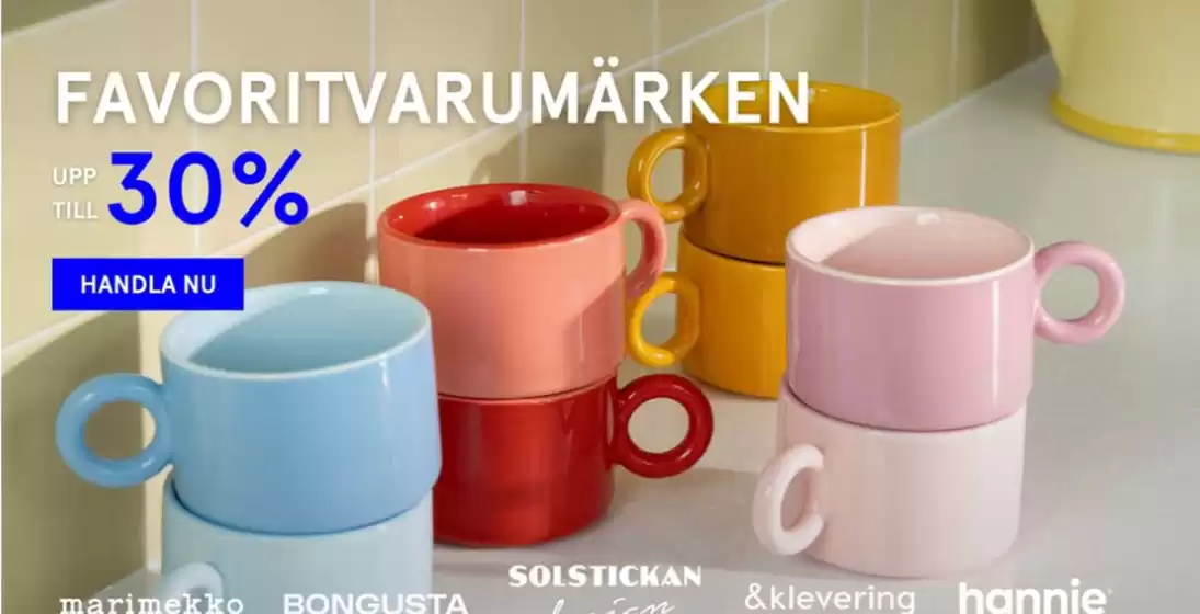 DesignTorget-katalog | Upp till 30%! | 2026-07-30T00:00:00.000Z - 2026-08-13T00:00:00.000Z