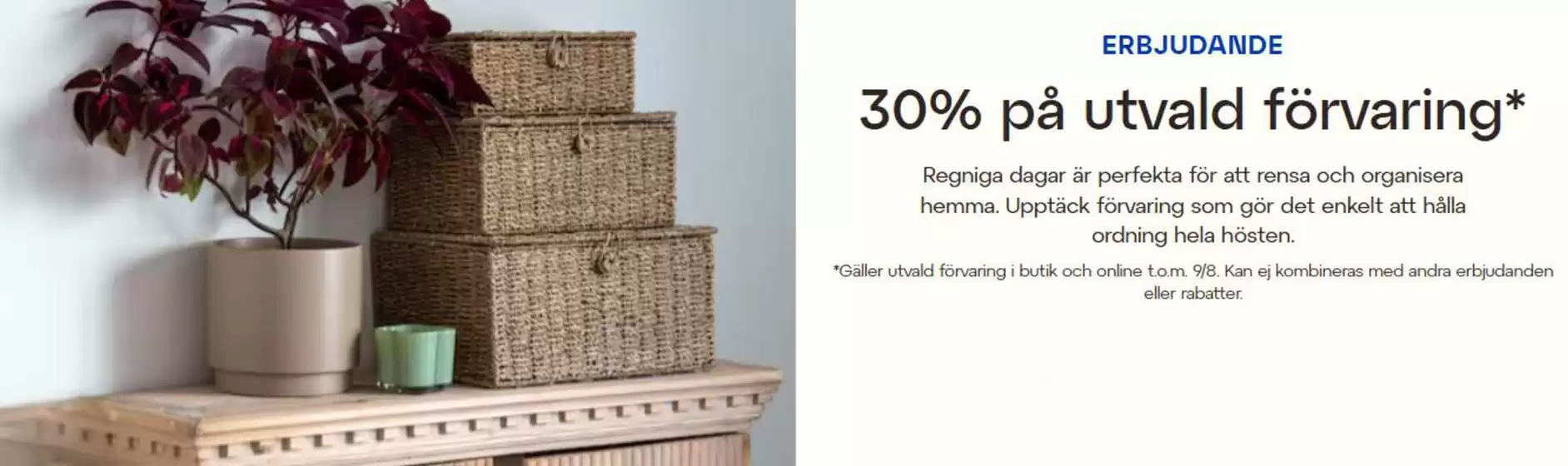 Lagerhaus-katalog | 30% rabatt! | 2026-07-30T00:00:00.000Z - 2026-08-09T00:00:00.000Z