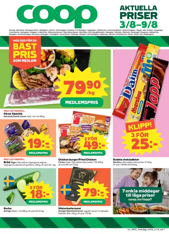 Coop Konsum-katalog | Fantastiskt erbjudande för fyndjägare | 2026-08-03T00:00:00.000Z - 2026-08-09T00:00:00.000Z