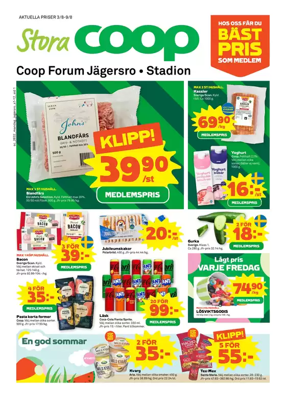 Coop Forum-katalog | Spara nu med våra deals | 2026-08-03T00:00:00.000Z - 2026-08-09T00:00:00.000Z