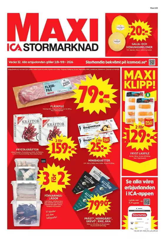 ICA Maxi-katalog | Våra bästa erbjudanden för dig | 2026-08-03T00:00:00.000Z - 2026-08-09T00:00:00.000Z