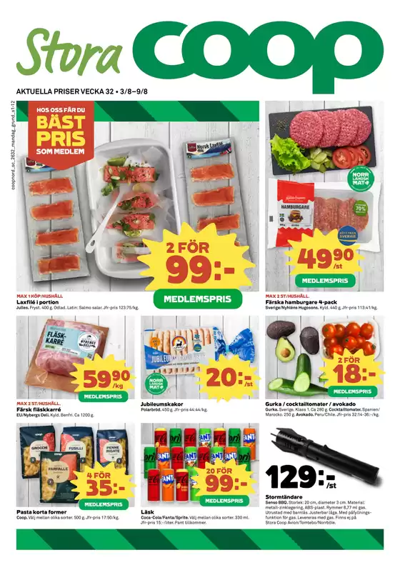 Stora Coop-katalog | Fantastiskt erbjudande för fyndjägare | 2026-08-03T00:00:00.000Z - 2026-08-09T00:00:00.000Z