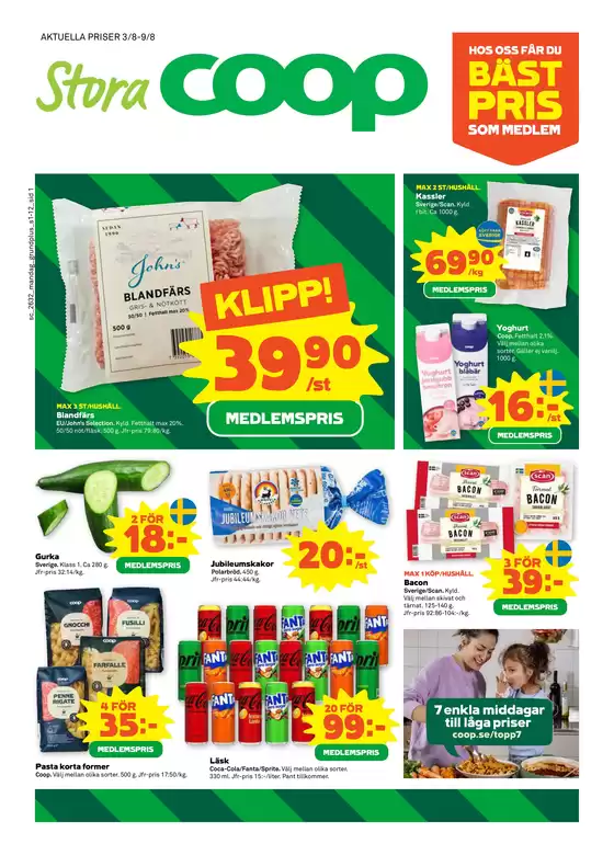 Stora Coop-katalog | Top-deals och rabatter | 2026-08-03T00:00:00.000Z - 2026-08-09T00:00:00.000Z