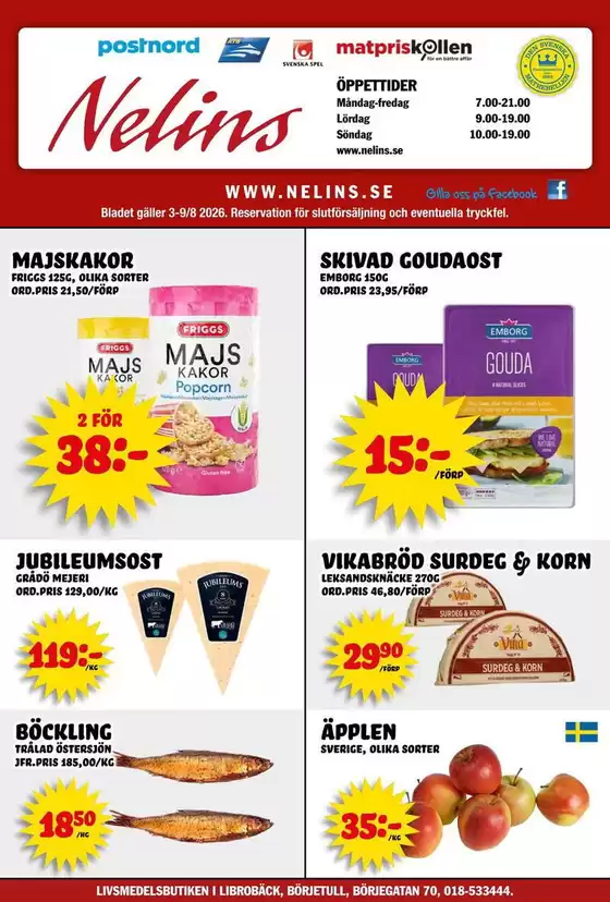 Nelins-katalog | Nelins reklamblad | 2026-08-03T00:00:00.000Z - 2026-08-09T00:00:00.000Z