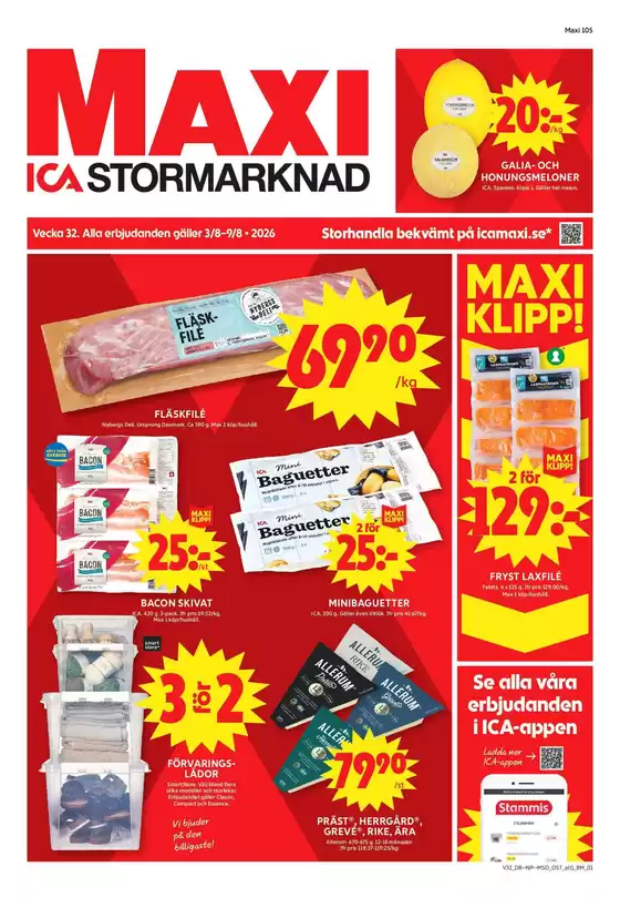 ICA Maxi-katalog | ICA Maxi reklamblad | 2026-08-03T00:00:00.000Z - 2026-08-09T00:00:00.000Z