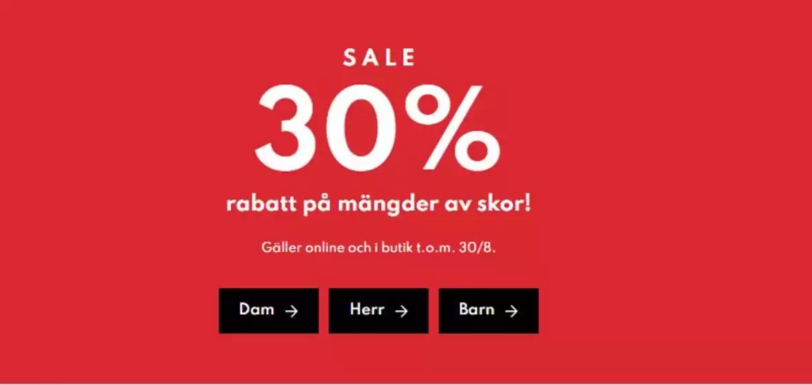 Nilson Shoes-katalog | 30% rabatt! | 2026-08-04T00:00:00.000Z - 2026-08-18T00:00:00.000Z
