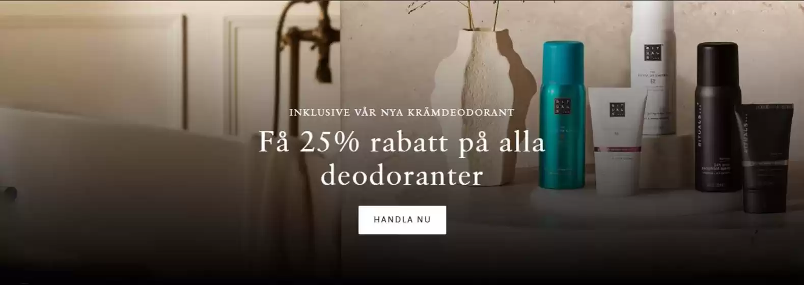 Rituals Cosmetics-katalog i Borghamn | Få 25% rabatt! | 2026-08-06T00:00:00.000Z - 2026-08-20T00:00:00.000Z