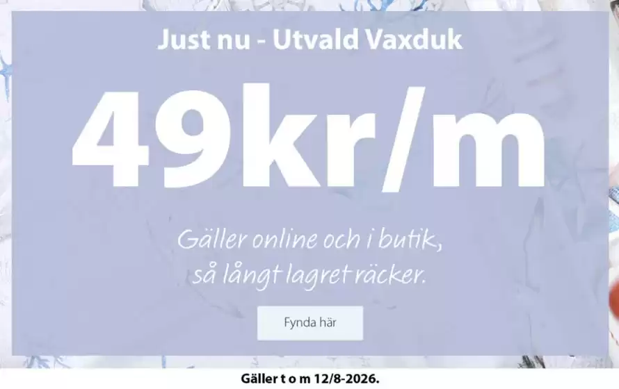 Ohlssons Tyger-katalog | Exklusivt erbjudande! | 2026-08-06T00:00:00.000Z - 2026-08-12T00:00:00.000Z