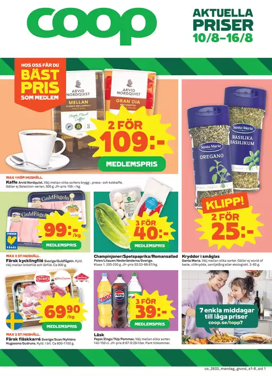 Coop Konsum-katalog | Våra bästa erbjudanden för dig | 2026-08-10T00:00:00.000Z - 2026-08-16T00:00:00.000Z