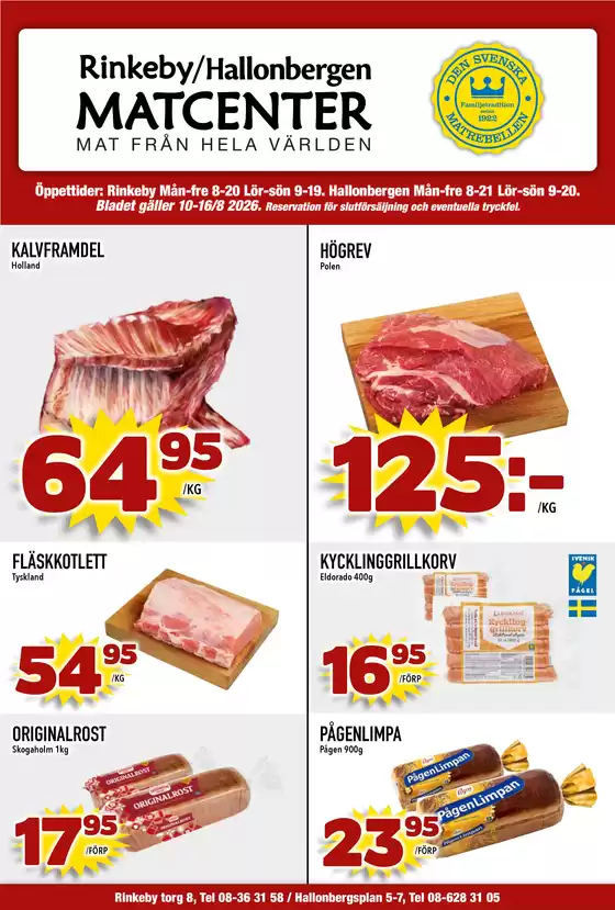 Matcenter-katalog | Veckans erbjudanden Matcenter | 2026-08-10T00:00:00.000Z - 2026-08-16T00:00:00.000Z