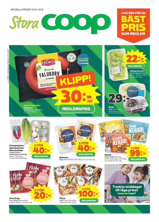 Stora Coop-katalog | Våra bästa fynd | 2026-08-10T00:00:00.000Z - 2026-08-16T00:00:00.000Z