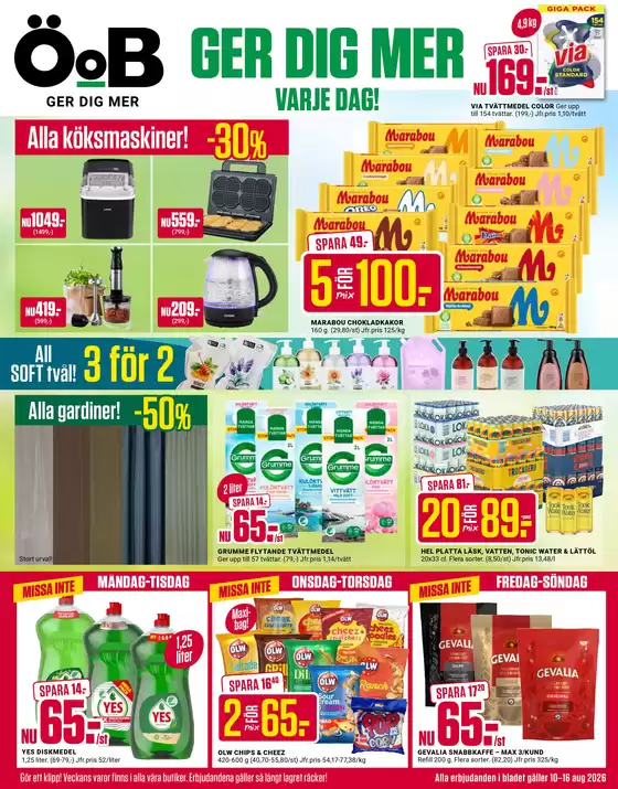 ÖoB-katalog i Kivik | ÖoB reklambad | 2026-08-10T00:00:00.000Z - 2026-08-16T00:00:00.000Z