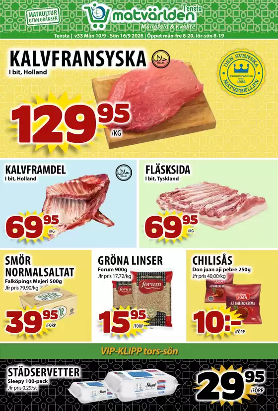 Matvärlden-katalog | Veckans erbjudanden Tensta! | 2026-09-10T00:00:00.000Z - 2026-09-16T00:00:00.000Z