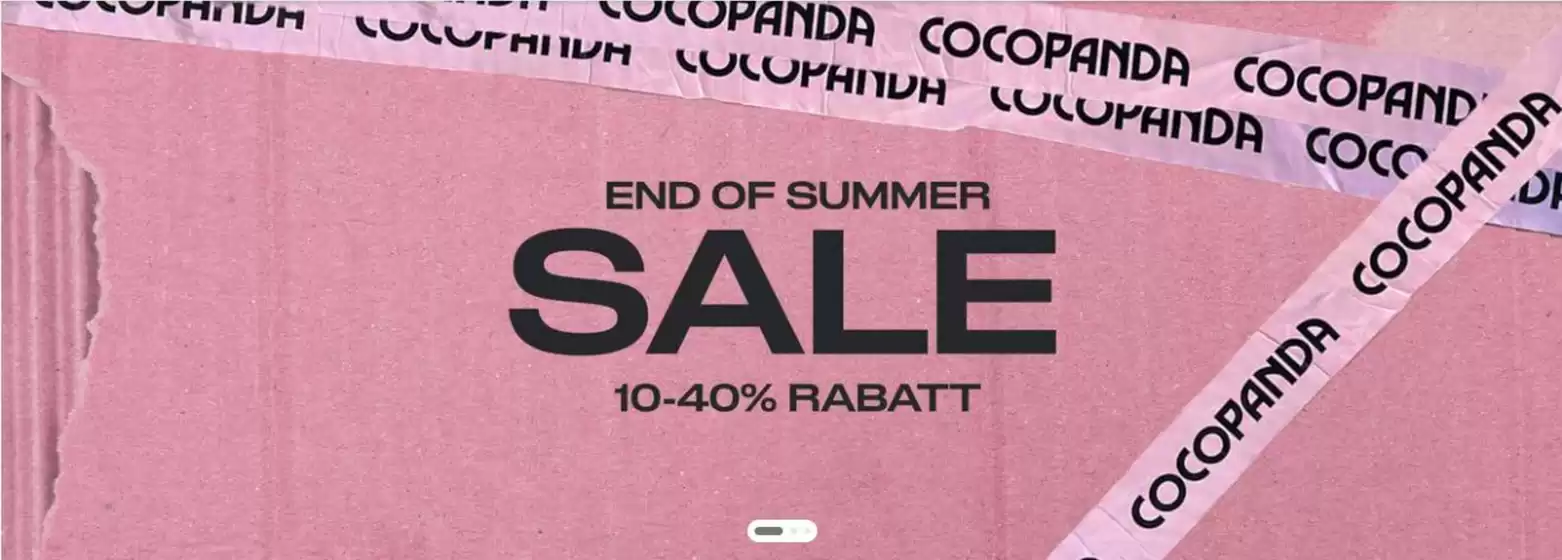 Cocopanda-katalog | 10-40% rabatt! | 2026-08-11T00:00:00.000Z - 2026-08-24T00:00:00.000Z