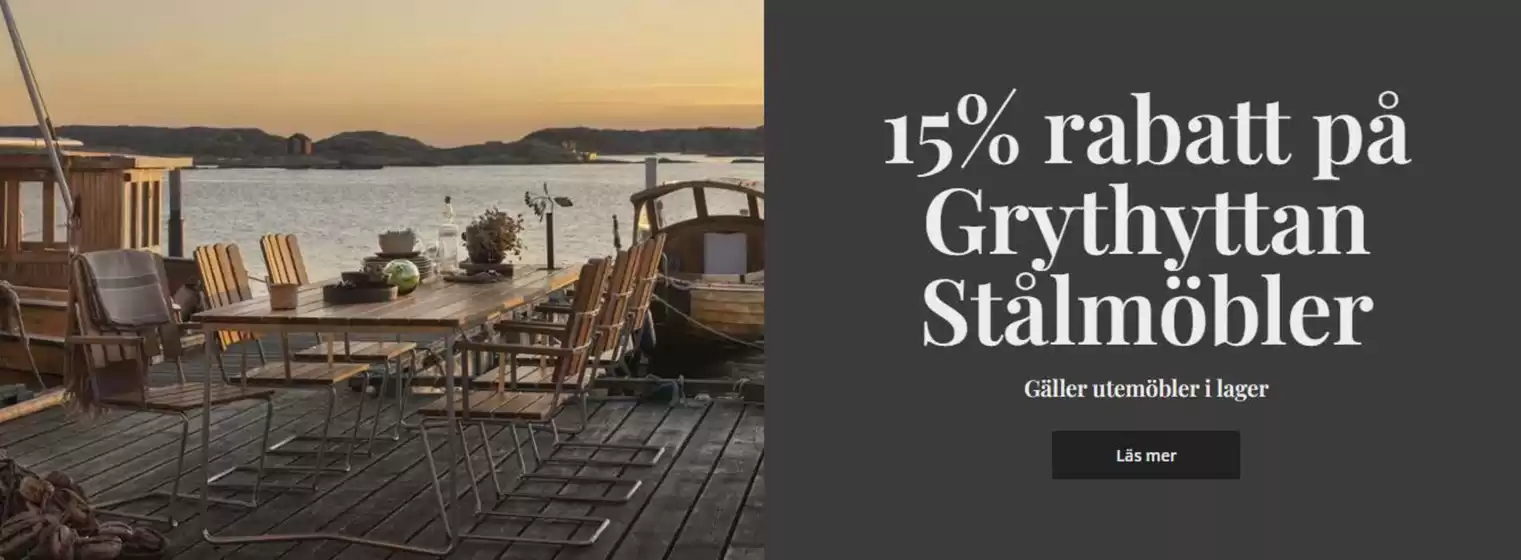 Stalands-katalog | 15% rabatt! | 2026-08-12T00:00:00.000Z - 2026-08-25T00:00:00.000Z