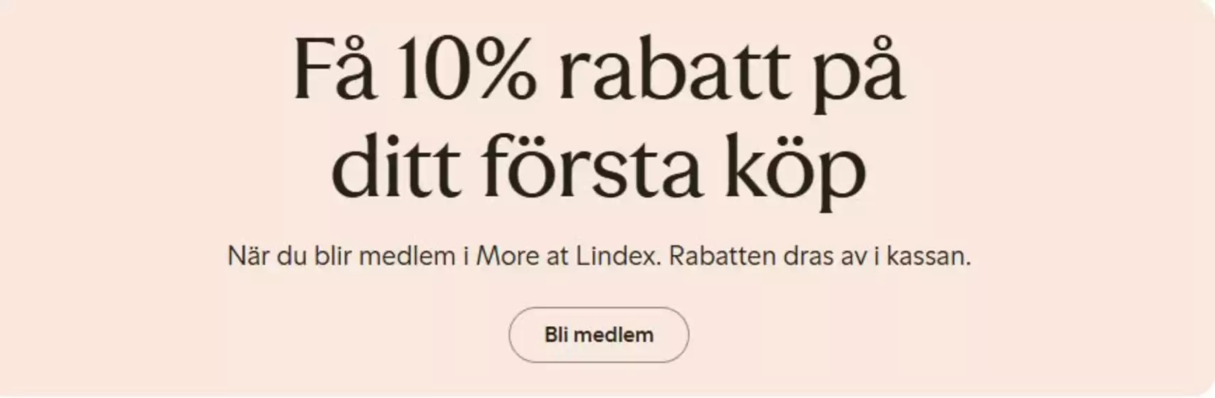 Lindex-katalog | Få 10% rabatt! | 2026-08-12T00:00:00.000Z - 2026-08-26T00:00:00.000Z