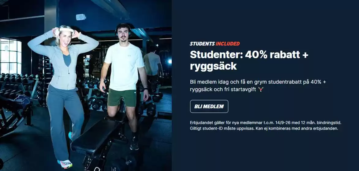 SATS-katalog | 40% rabatt! | 2026-08-13T00:00:00.000Z - 2026-09-14T00:00:00.000Z