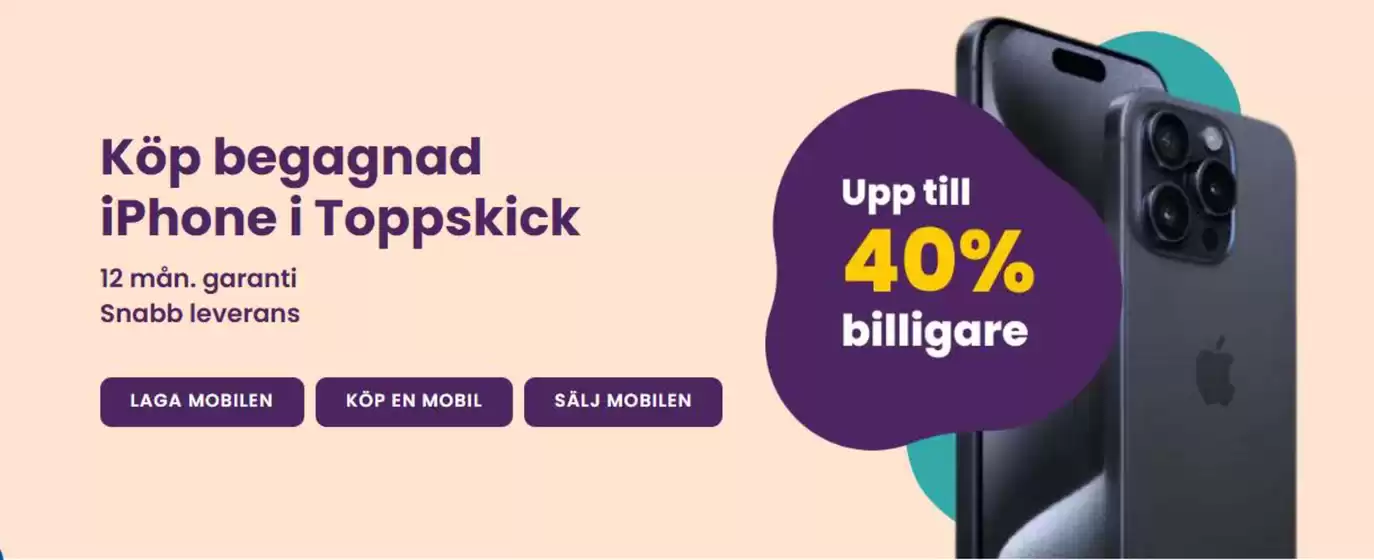 Fix My Phone-katalog | Upp till 40%! | 2026-08-14T00:00:00.000Z - 2026-08-29T00:00:00.000Z
