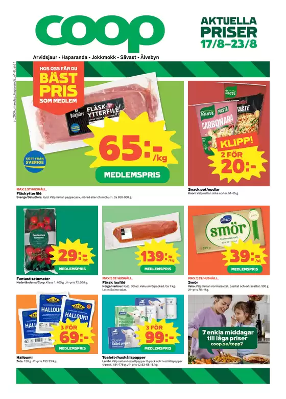 Coop Extra-katalog | Rabatter och kampanjer | 2026-08-17T00:00:00.000Z - 2026-08-23T00:00:00.000Z