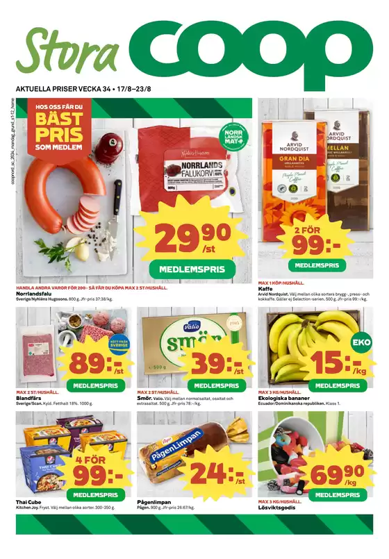 Stora Coop-katalog | Fantastiskt erbjudande för alla kunder | 2026-08-17T00:00:00.000Z - 2026-08-23T00:00:00.000Z