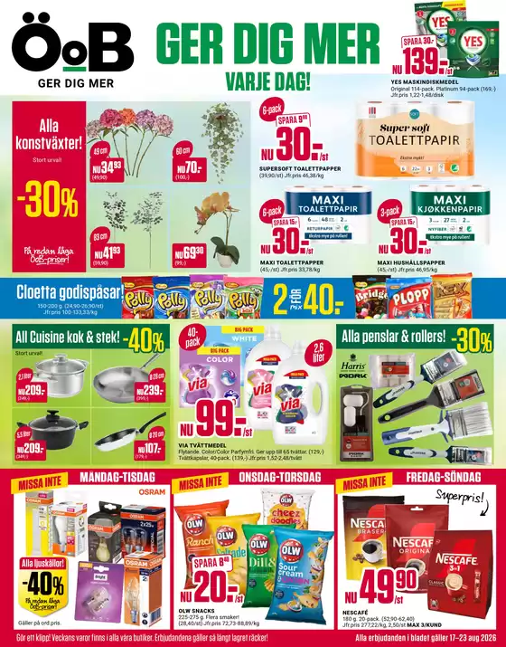 ÖoB-katalog | ÖoB reklambad | 2026-08-17T00:00:00.000Z - 2026-08-23T00:00:00.000Z
