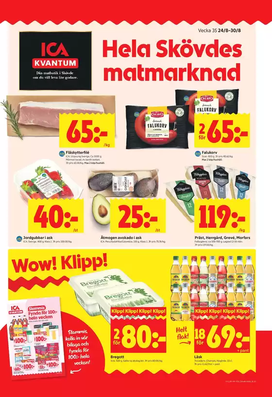 ICA Kvantum-katalog | Våra bästa deals för dig | 2026-08-24T00:00:00.000Z - 2026-08-30T00:00:00.000Z