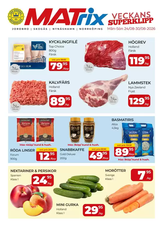 Matrix Butikerna-katalog | Matrix Veckans Annons | 2026-08-24T00:00:00.000Z - 2026-08-30T00:00:00.000Z
