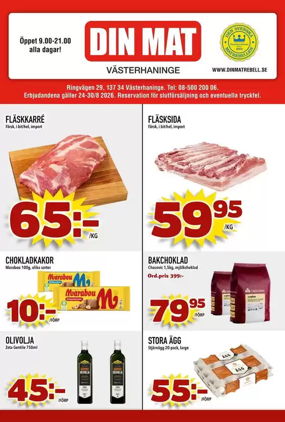 Din Mat-katalog | Din Mat reklambad | 2026-08-24T00:00:00.000Z - 2026-08-30T00:00:00.000Z