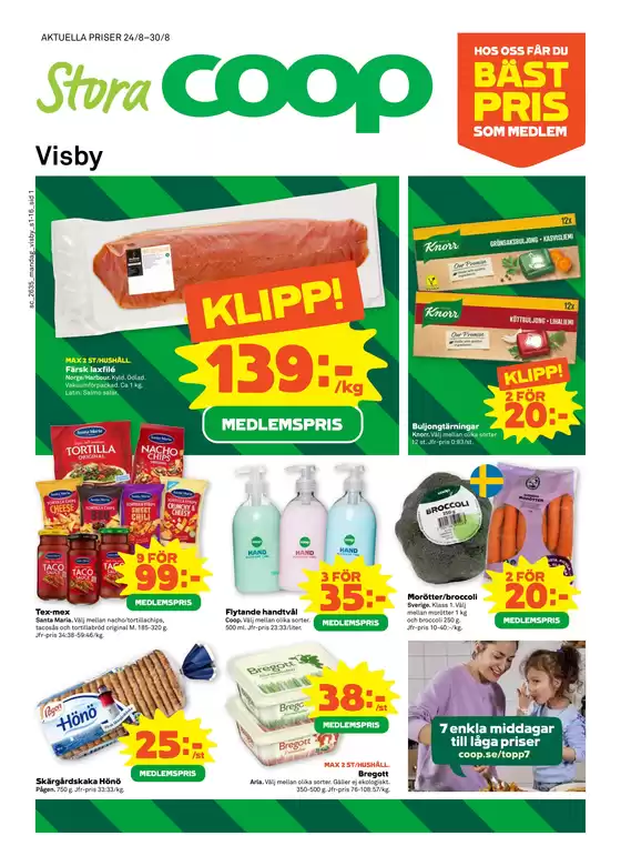 Stora Coop-katalog i Rådmanby | Nya erbjudanden att upptäcka | 2026-08-24T00:00:00.000Z - 2026-08-30T00:00:00.000Z