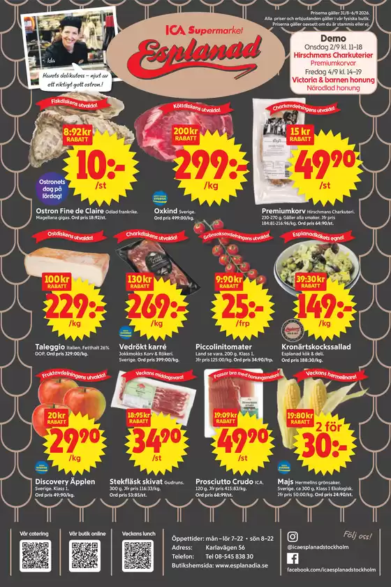 ICA Supermarket-katalog | ICA Supermarket reklamblad | 2026-08-31T00:00:00.000Z - 2026-09-06T00:00:00.000Z