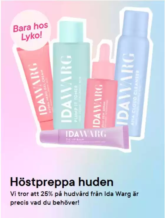 Lyko-katalog | 25% rabatt! | 2026-08-27T00:00:00.000Z - 2026-09-11T00:00:00.000Z